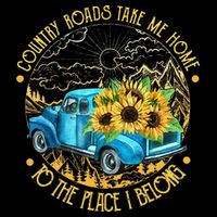 Country Roads Take Me Home To The Place I Belong City Backpack