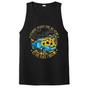 Country Roads Take Me Home To The Place I Belong PosiCharge Competitor Tank