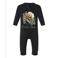 Costa Rica Tropical Sloth Infant Fleece One Piece