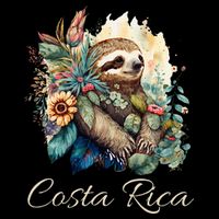 Costa Rica Tropical Sloth Cooling Performance Crew T-Shirt