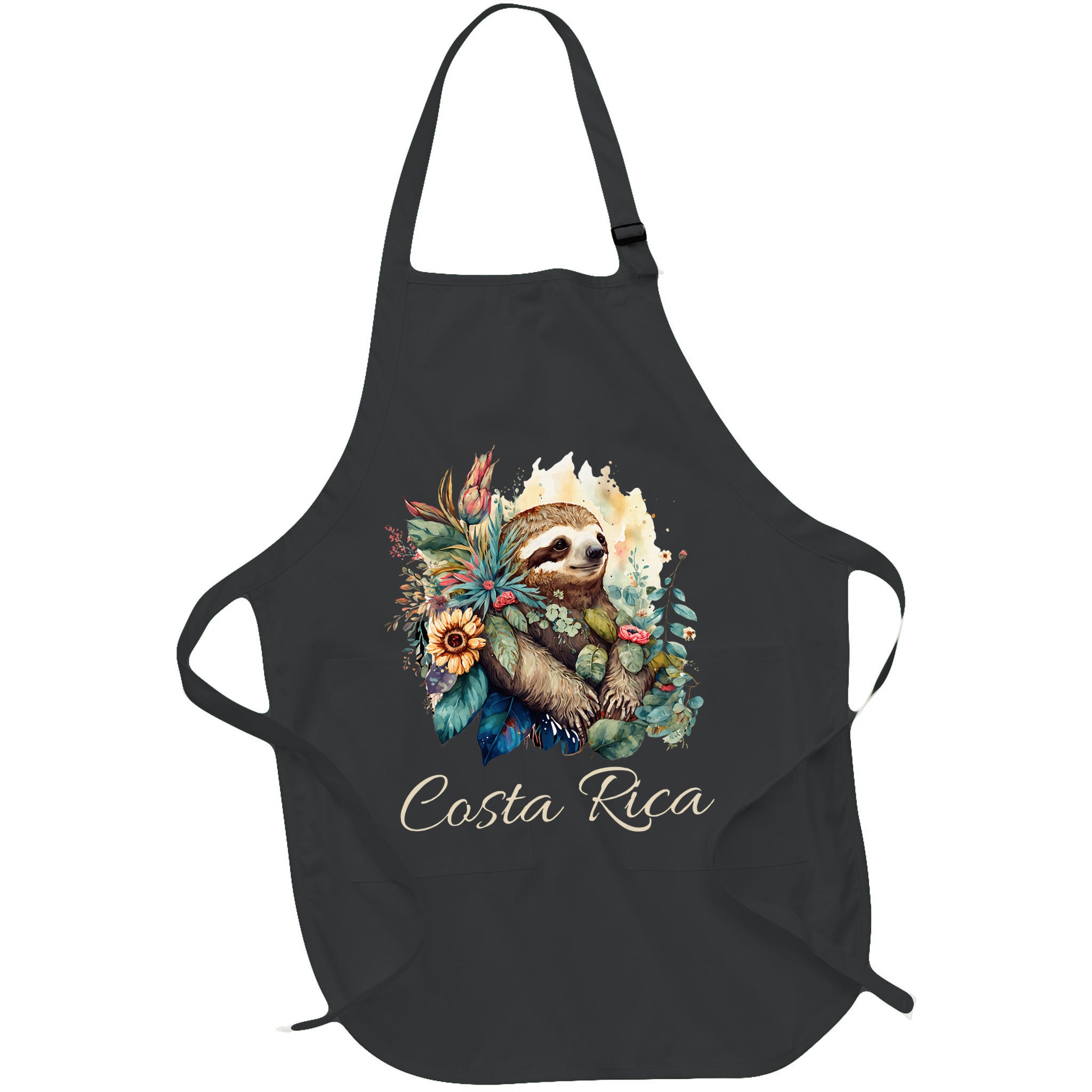 Costa Rica Tropical Sloth Apron