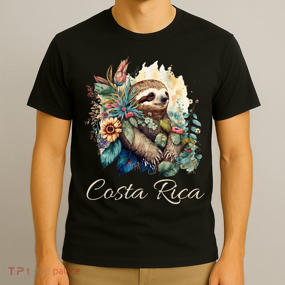 Costa Rica Tropical Sloth T-Shirt