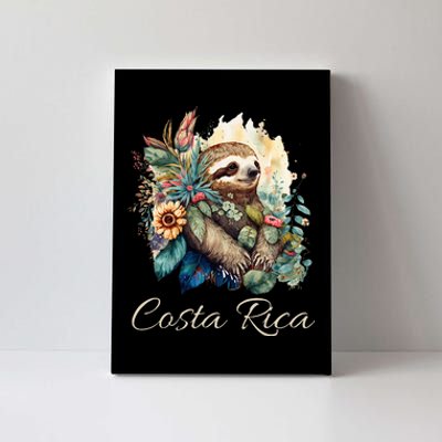 Costa Rica Tropical Sloth Canvas