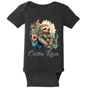 Costa Rica Tropical Sloth Baby Bodysuit