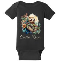 Costa Rica Tropical Sloth Baby Bodysuit