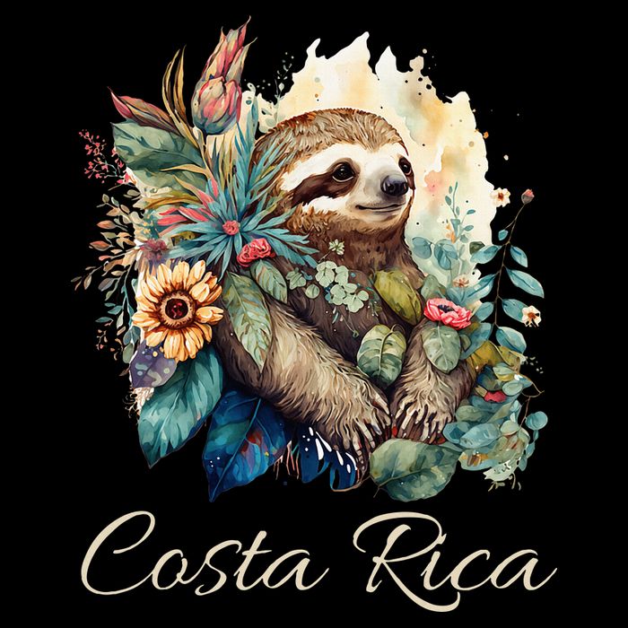 Costa Rica Tropical Sloth Visor