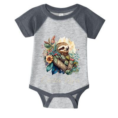 Costa Rica Tropical Sloth Infant Baby Jersey Bodysuit