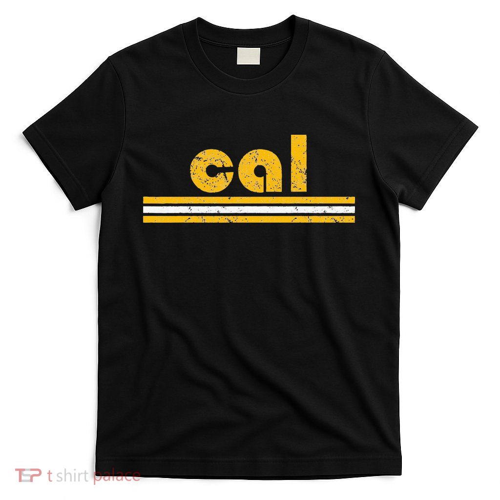 Cal Retro Three Stripe Vintage California Throwback T-Shirt