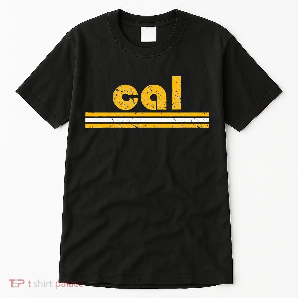 Cal Retro Three Stripe Vintage California Throwback Tall T-Shirt