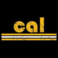 Cal Retro Three Stripe Vintage California Throwback Tie-Dye T-Shirt
