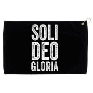 Christian Reformed Theology Soli Deo Gloria Jesus Grommeted Golf Towel