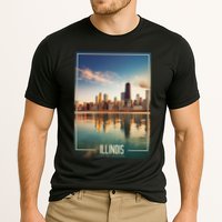 Chicago Reflections: The Heart Of Illinois Cooling Performance Crew T-Shirt
