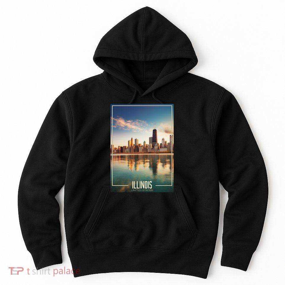 Chicago Reflections: The Heart Of Illinois Hoodie