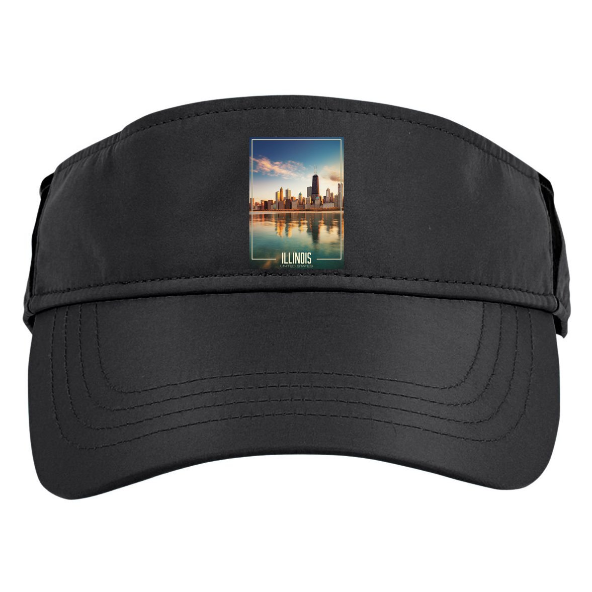 Chicago Reflections: The Heart Of Illinois Adult Drive Performance Visor
