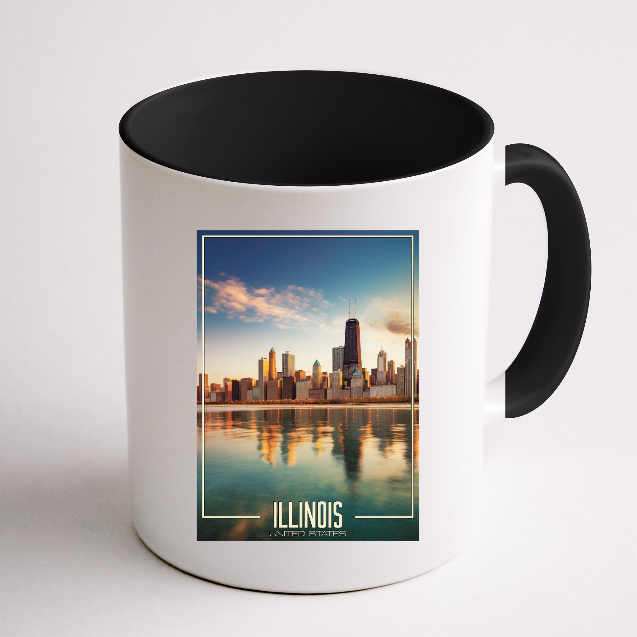 Chicago Reflections: The Heart Of Illinois Mug
