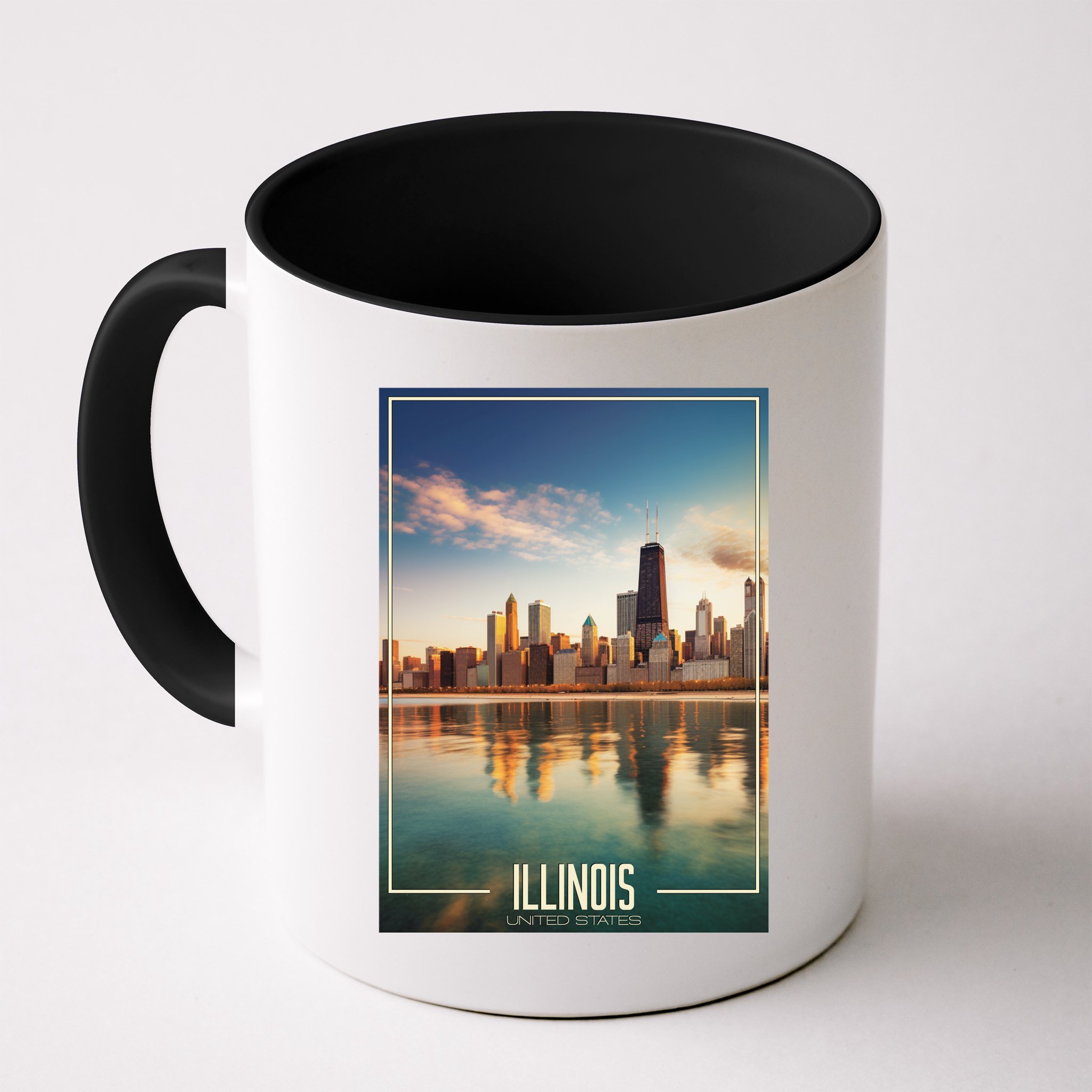 Chicago Reflections: The Heart Of Illinois Mug