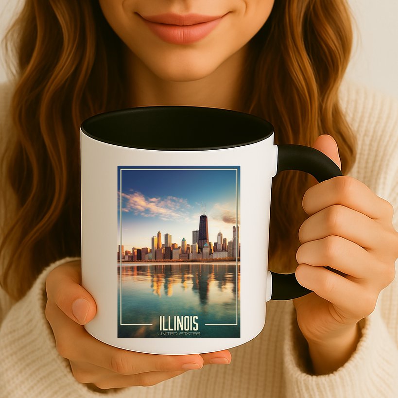 Chicago Reflections: The Heart Of Illinois Mug