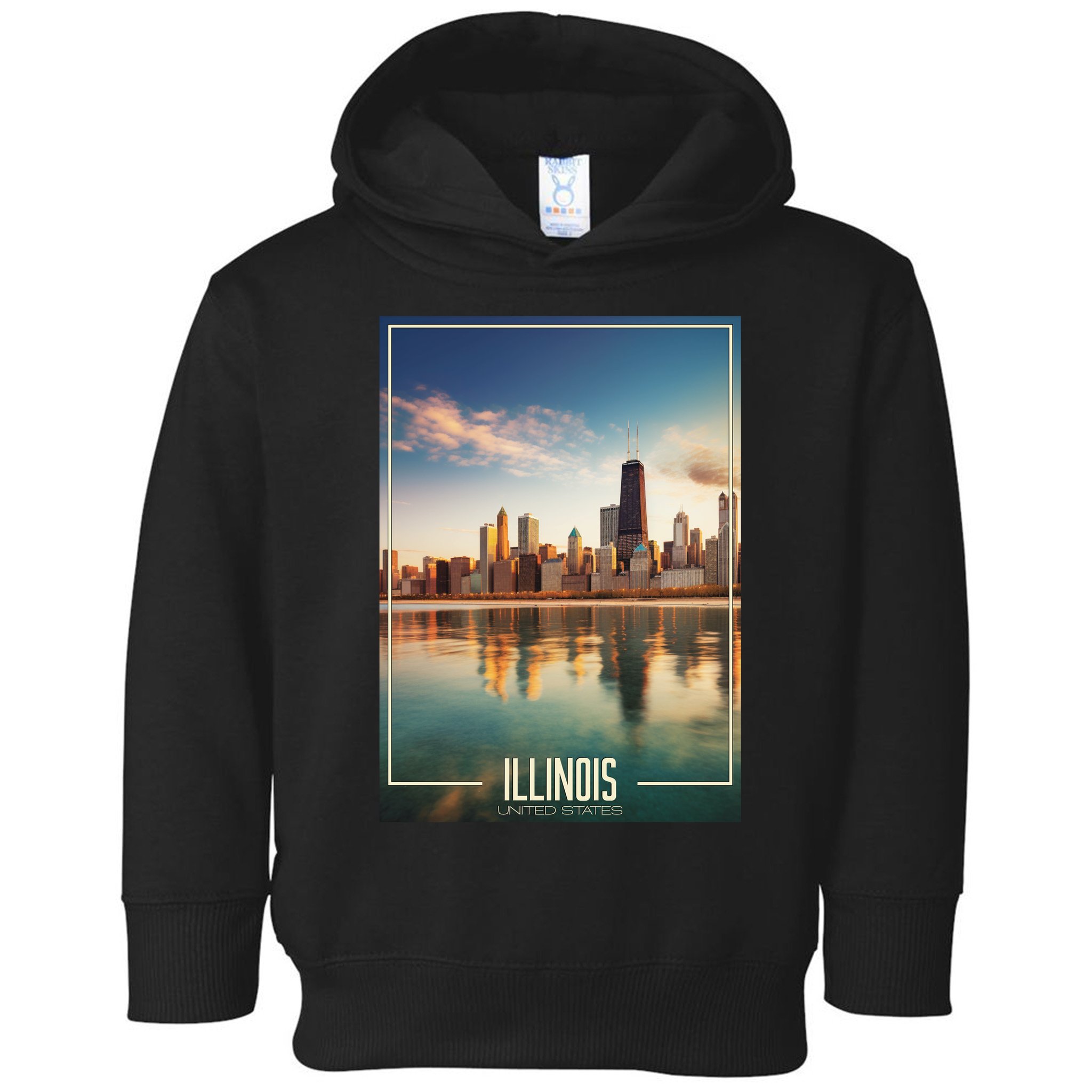 Chicago Reflections: The Heart Of Illinois Toddler Hoodie
