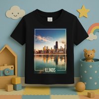 Chicago Reflections: The Heart Of Illinois Toddler T-Shirt