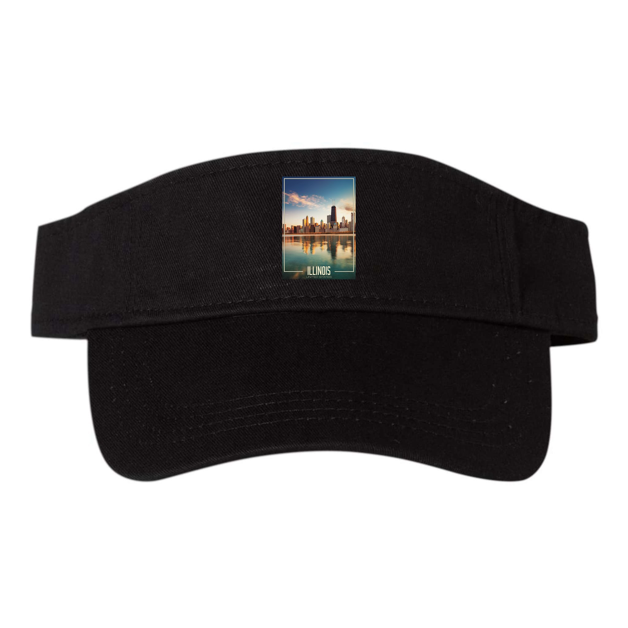Chicago Reflections: The Heart Of Illinois Visor