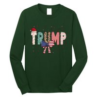 Christmas Retro Trump 2024 Long Sleeve Shirt