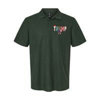 Christmas Retro Trump 2024 Softstyle Adult Sport Polo