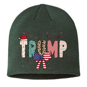 Christmas Retro Trump 2024 Sustainable Beanie