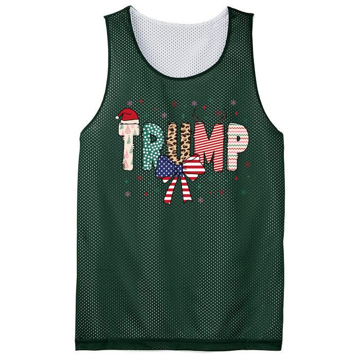 Christmas Retro Trump 2024 Mesh Reversible Basketball Jersey Tank