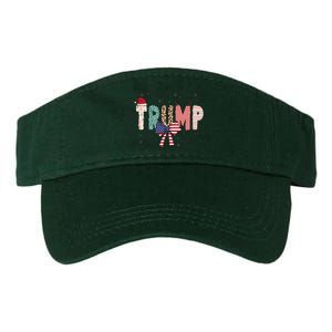 Christmas Retro Trump 2024 Valucap Bio-Washed Visor