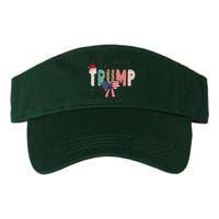 Christmas Retro Trump 2024 Valucap Bio-Washed Visor