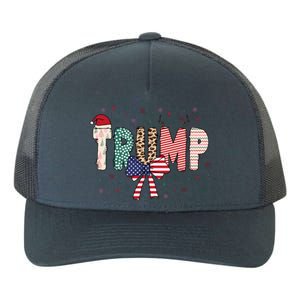 Christmas Retro Trump 2024 Yupoong Adult 5-Panel Trucker Hat