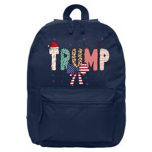 Christmas Retro Trump 2024 16 in Basic Backpack