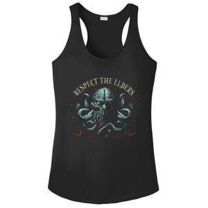 Cthulhu Respect The Elders Ladies PosiCharge Competitor Racerback Tank