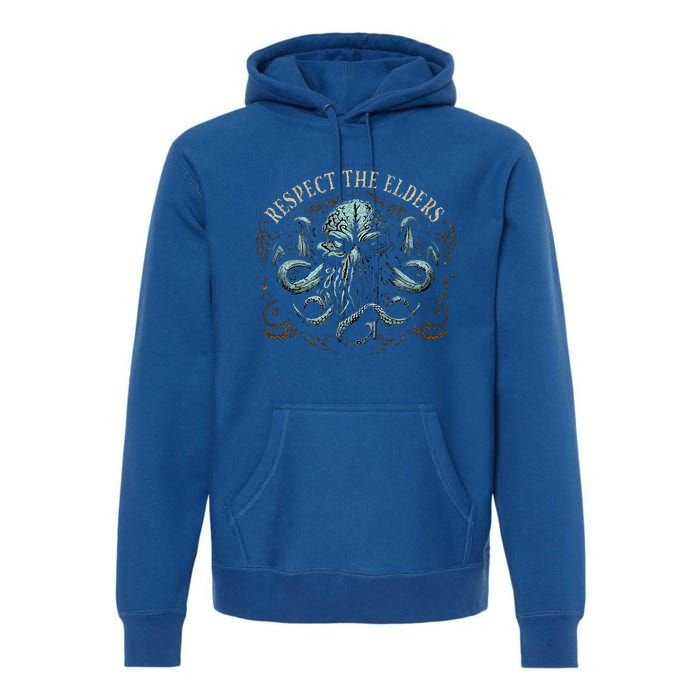 Cthulhu Respect The Elders Premium Hoodie