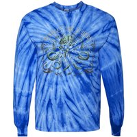 Cthulhu Respect The Elders Tie-Dye Long Sleeve Shirt