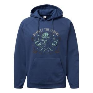 Cthulhu Respect The Elders Performance Fleece Hoodie