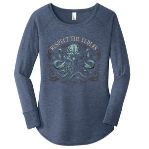 Cthulhu Respect The Elders Women's Perfect Tri Tunic Long Sleeve Shirt