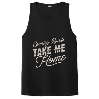 Country Roads Take Me Home PosiCharge Competitor Tank