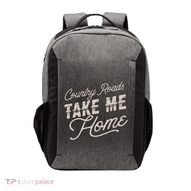 Country Roads Take Me Home Vector Backpack