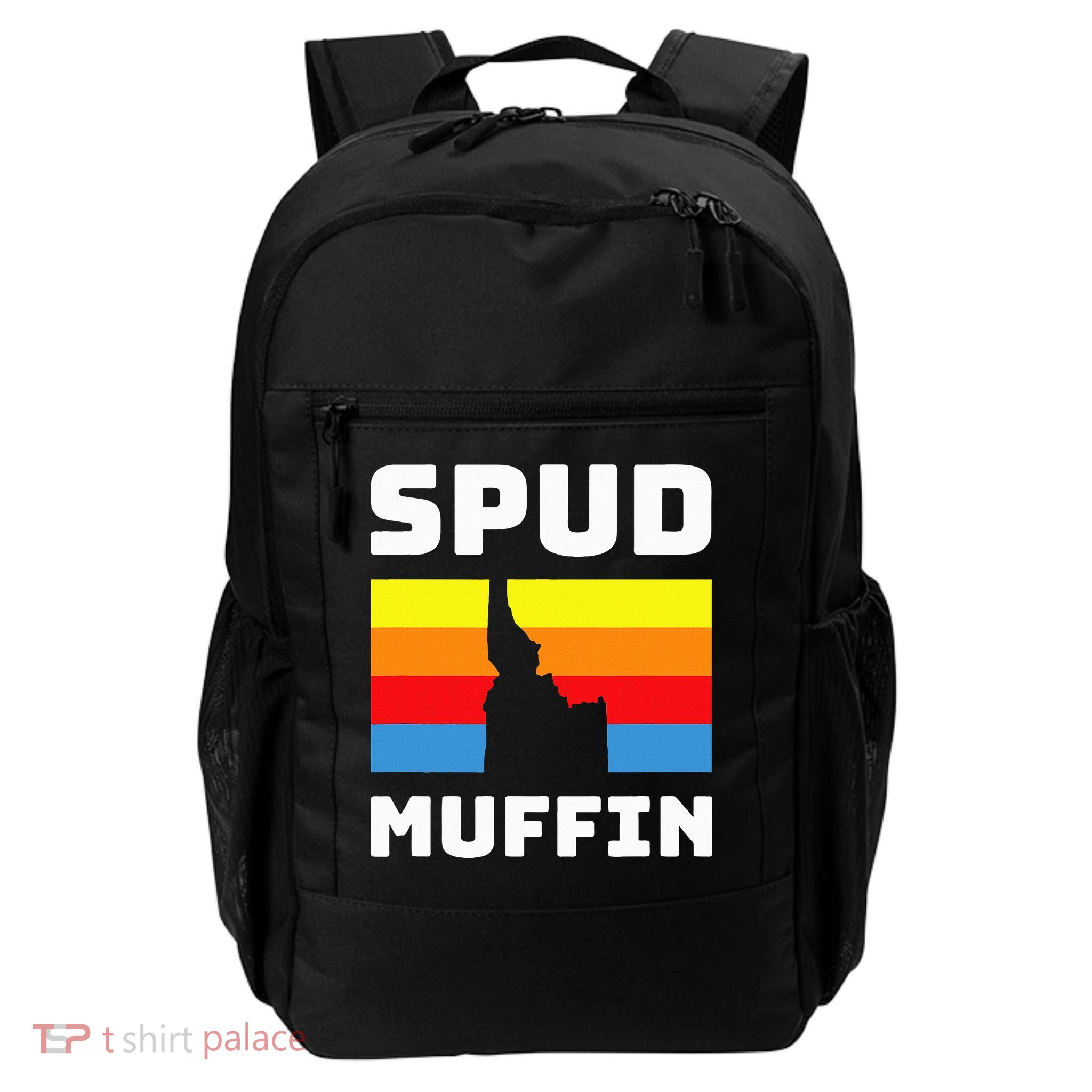 Cool Retro Travel Idaho Vacation Potatoes Spud Muffin Design Daily Commute Backpack