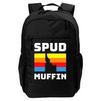Cool Retro Travel Idaho Vacation Potatoes Spud Muffin Design Backpack