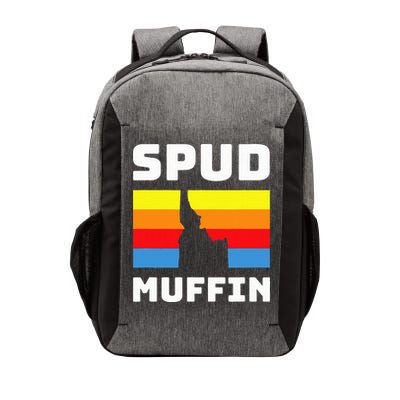 Cool Retro Travel Idaho Vacation Potatoes Spud Muffin Design Vector Backpack