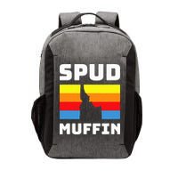 Cool Retro Travel Idaho Vacation Potatoes Spud Muffin Design Vector Backpack