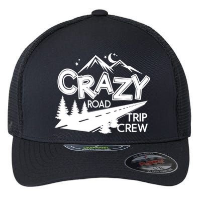 Cazy Road Trip Crew Funny Gift Family Vacation Tee Funny Outdooor Meaningful Gif Flexfit Unipanel Trucker Cap