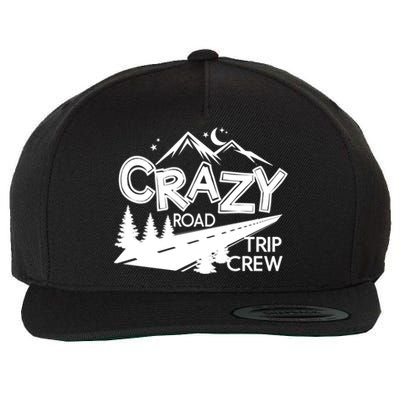 Cazy Road Trip Crew Funny Gift Family Vacation Tee Funny Outdooor Meaningful Gif Wool Snapback Cap