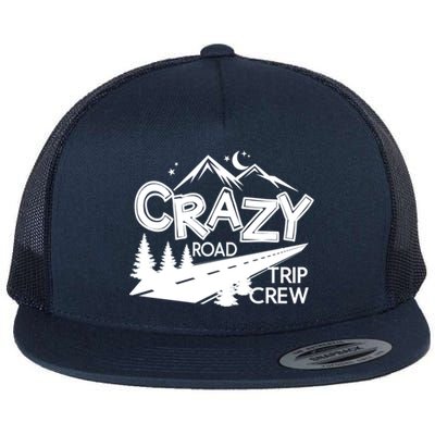 Cazy Road Trip Crew Funny Gift Family Vacation Tee Funny Outdooor Meaningful Gif Flat Bill Trucker Hat