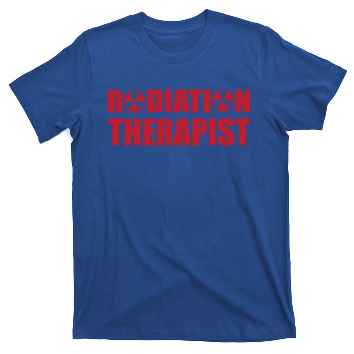 Cool Radiation Therapist Trefoil Medical Oncology Team Gift T-Shirt