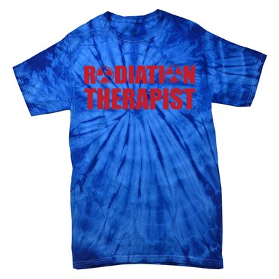 Cool Radiation Therapist Trefoil Medical Oncology Team Gift Tie-Dye T-Shirt