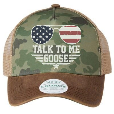 Cool Retro Talk To Me Goose Gift Legacy Tie Dye Trucker Hat