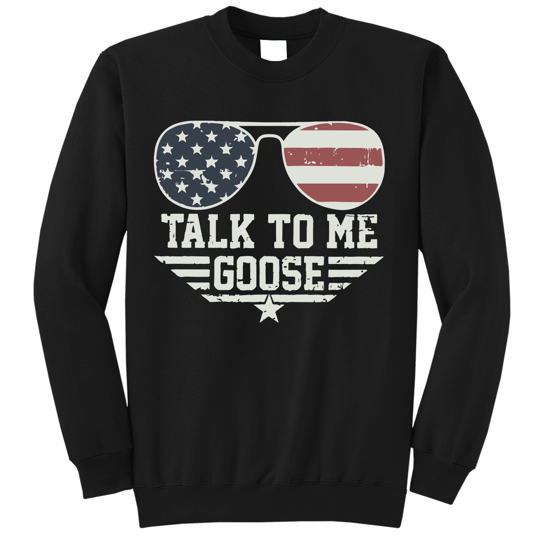 Cool Retro Talk To Me Goose Gift Sweatshirt